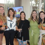 Katia Locatelli, da Smiles, com Cibelle Ribeiro, Inês Lucas, Suelda Vicente e Renata Di Bernardo, da TAP