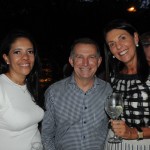 Marisa Alves, da Azul Viagens, Luís Quaggio, da Ancoradouro, e Adrianne Pereira, da MCI Brasil