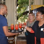 O evento serviu cocktails e comidas inspiradas em receitas do Sul dos Estados Unidos