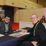 Paulo Biondo, da Azul Viagens, com Phillipe de Leonardis, do Evermore Orlando Resort