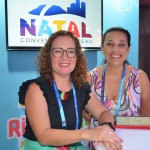 Priscila Felix e Fabiana Pontes, do SERHS Natal