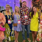 Rafaela Brown, do Visit Florida, Barbara Picolo, da ETS, Lauren Pace, do Visit Florida, Bruno Delfini, da BWT, Fernanda Paranhos, da CVC, e Lia Coutinho, do Hurb