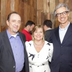 Ricardo Alves, da Velle Representações, Estela Farina, da NCL e Marco Ferraz, da Clia
