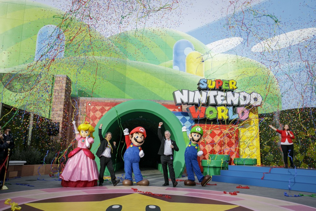 Grand Opening of Super Nintendo World at Universal Studios Hollywood in Universal City, CA Feb. 17th, 2023. Photo by David Sprague