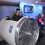 Simulador de voo da Delta e Latam