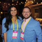 Veronica Arrieta, do The Palm Beaches, e Jason DelGrosso, do Hilton West Palm Beach