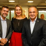 Marcelo Freixo, da Embratur, Luciane Leite, secretária executiva de Turismo de SP, e Roberto de Lucena, secretário de Turismo do Estado de São Paulo