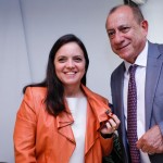 Jaqueline Gil, da Embratur, e Toni Sando, da Unedestinos