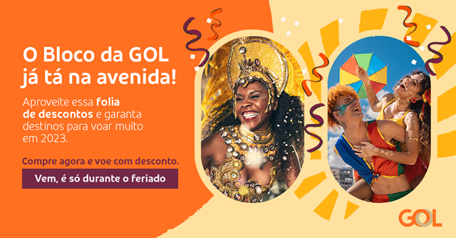 Gol terá promoções de passagens aéreas durante o Carnaval 1 unnamed