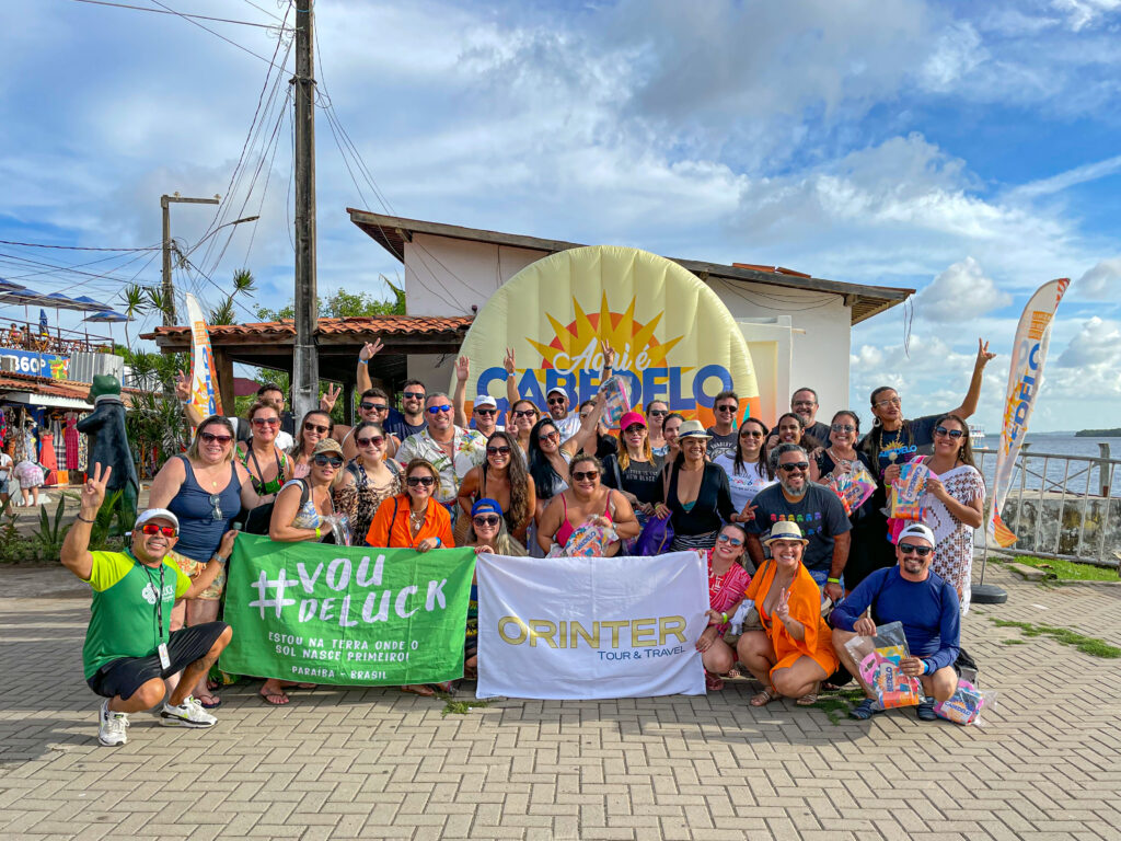 Famtour da Orinter na Praia do Jacaré, em Cabedelo