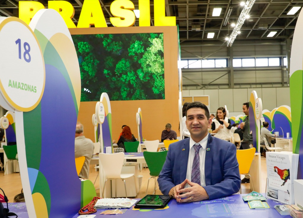 ITB: Amazonas foca em sustentabilidade para retomar números do turismo alemão Adelson Pacheco, da Amazonastur