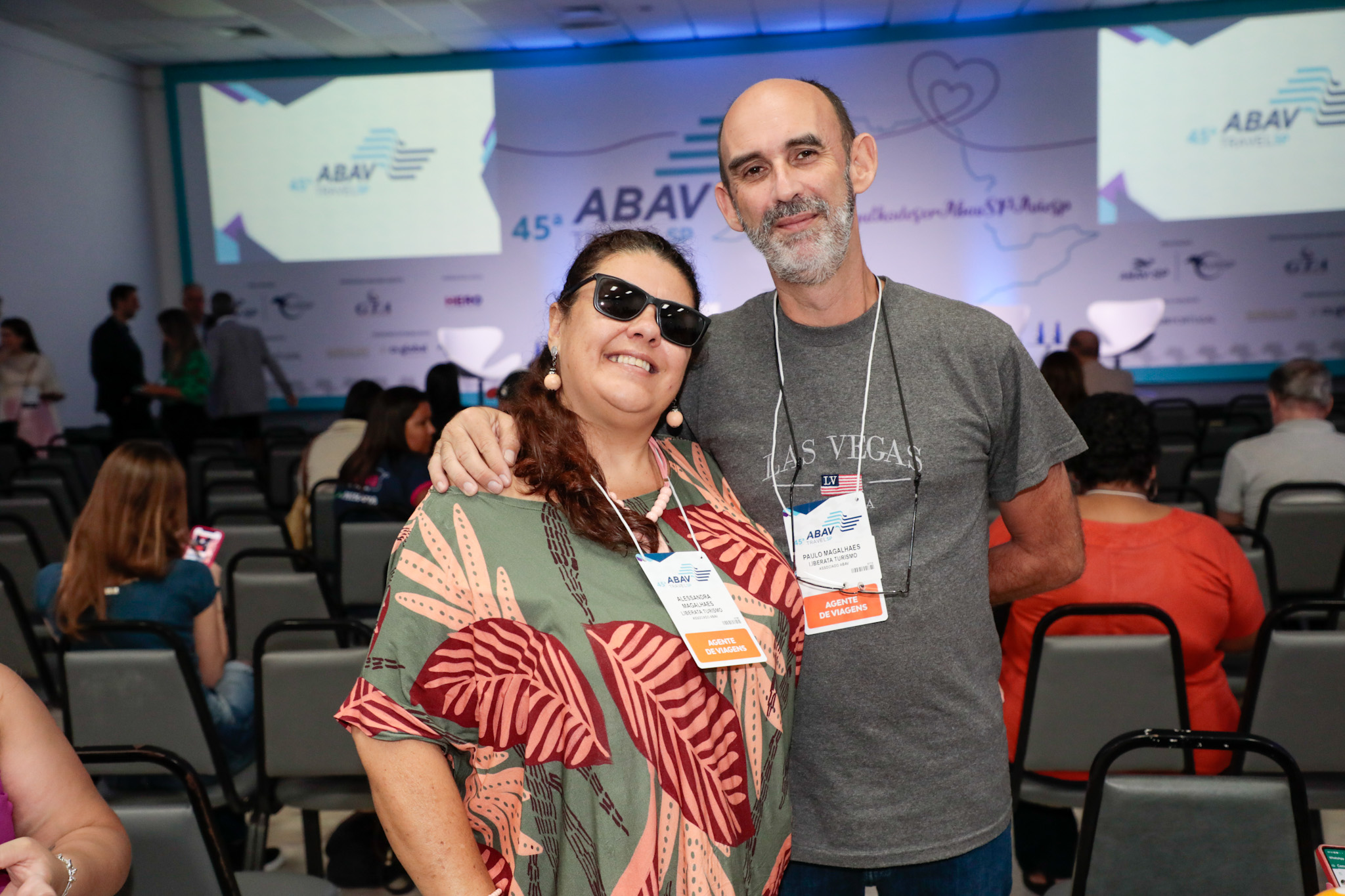 Alessandra Magalhães e Paulo Magalhães, da Liberata Turismo Alessandra Magalhães e Paulo Magalhães, da Liberata Turismo
