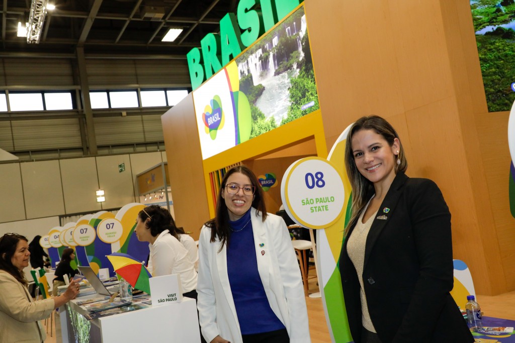 ITB: São Paulo estreita laços com mercado internacional e negocia voos entre Guarulhos e Egito Ana Clemente, Setur-SP, e Aline Moretto, do Visite São Paulo