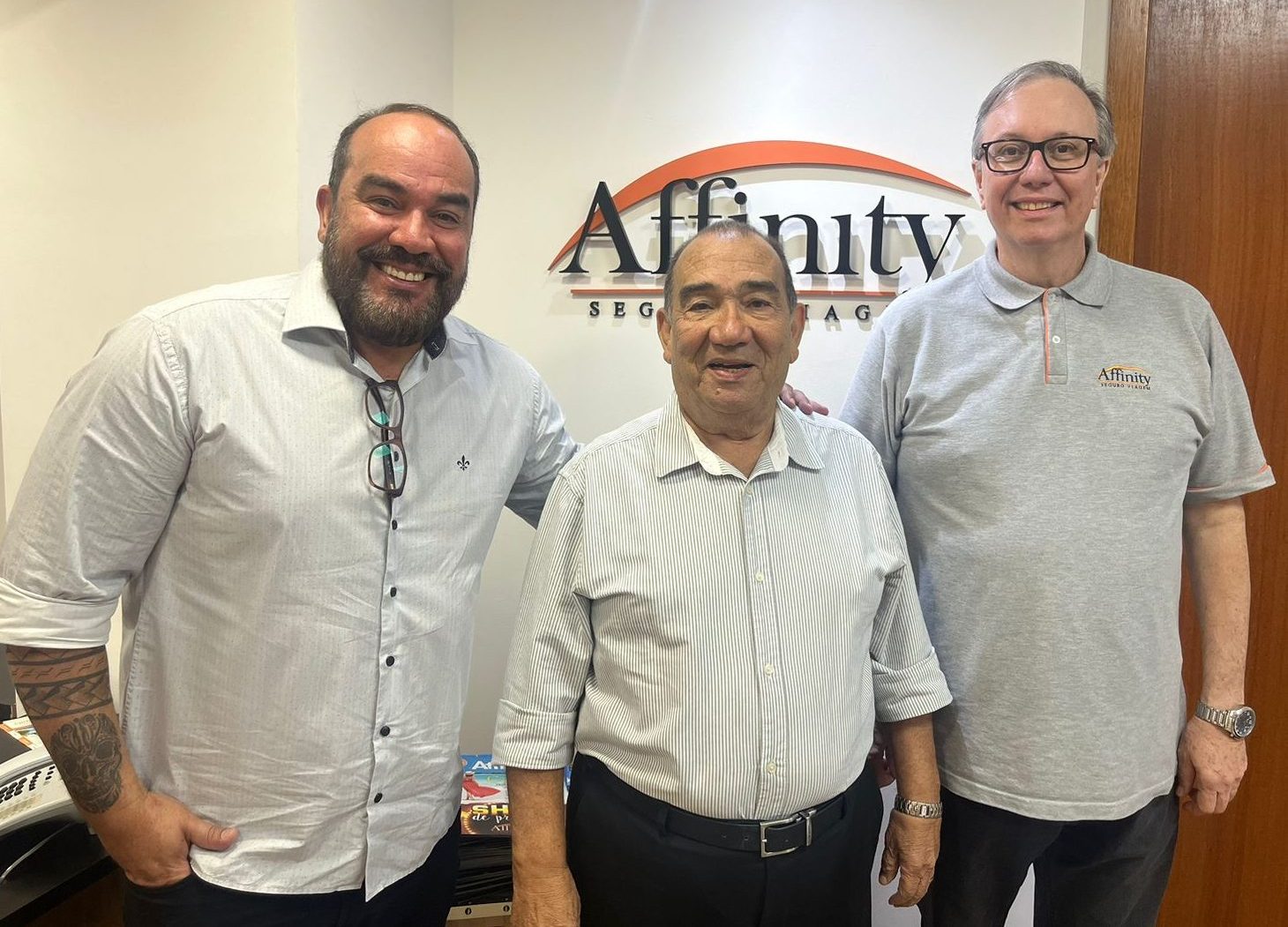 André Ferreira novo gerente Comercial do Rio Marilberto França CEO da Affinity e José Carlos Menezes diretor geral da Affinity e1678802407848 Affinity Seguro Viagem anuncia contratação de novos colaboradores