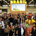 As mulheres do Brasil no estande da Embratur