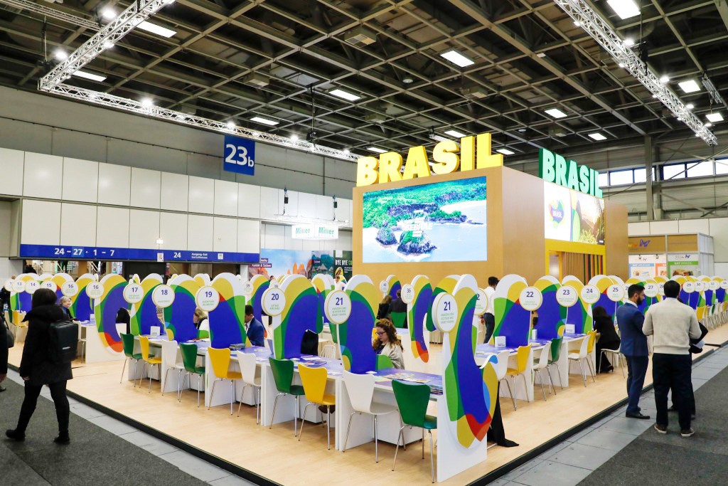 Maior do seu pavilhão, Brasil traz estande de 368m² e 47 expositores à ITB 2023; veja fotos 1 Brasil-na-ITB