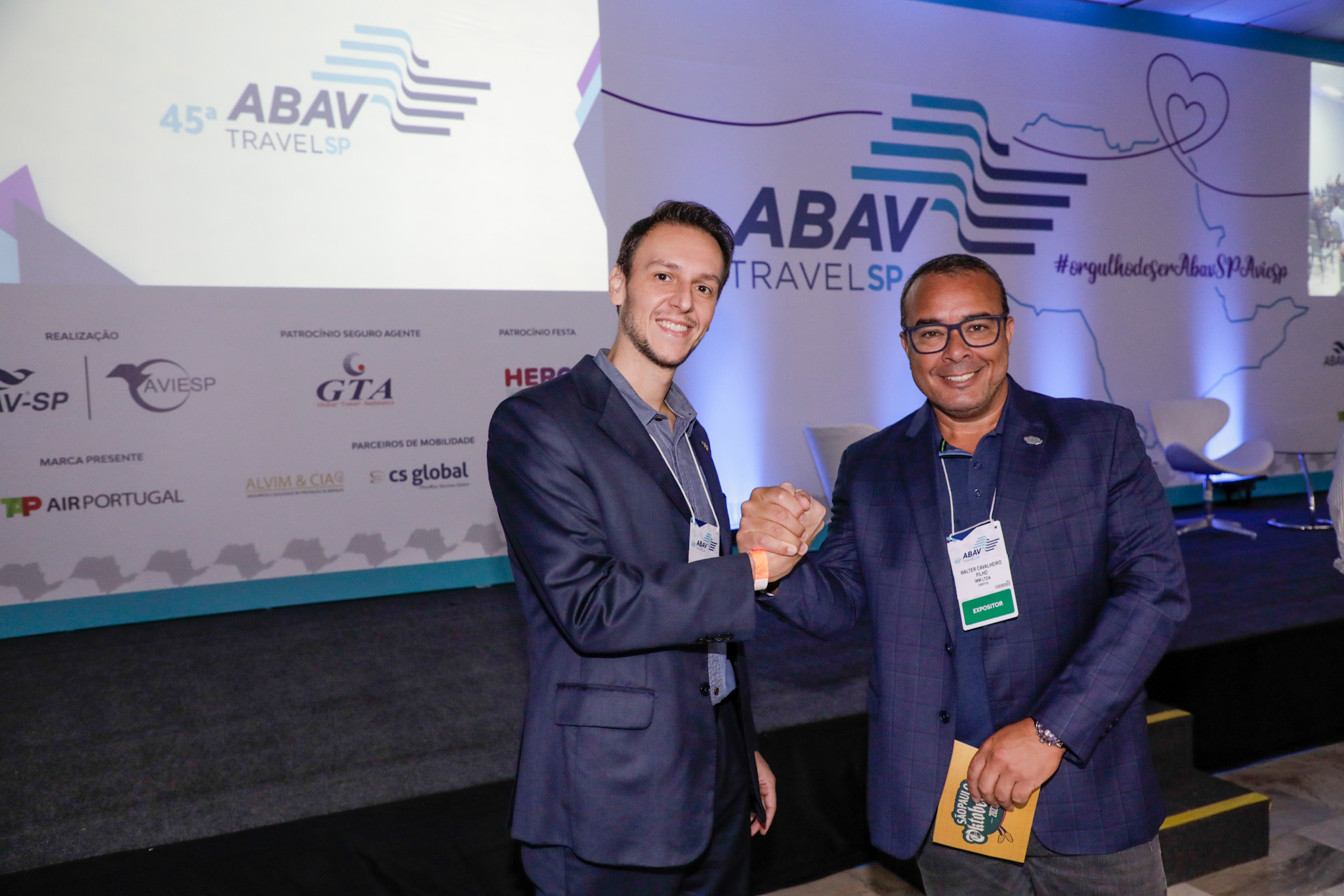 Bruno Waltrick, Abav-SP:Aviesp, e Walter Carvalho, da IMM Bruno Waltrick, Abav-SP:Aviesp, e Walter Carvalho, da IMM