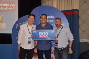 Cleuson Pereira (Shopping Parque das Bandeiras) ganhou 500 mil pontos TudoAzul