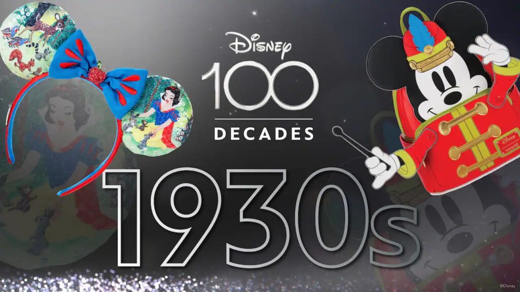 Disney lança produtos exclusivos de 100 anos em celebração a década de 1930 Disney lança produtos exclusivos de 100 anos em celebração a década de 1930