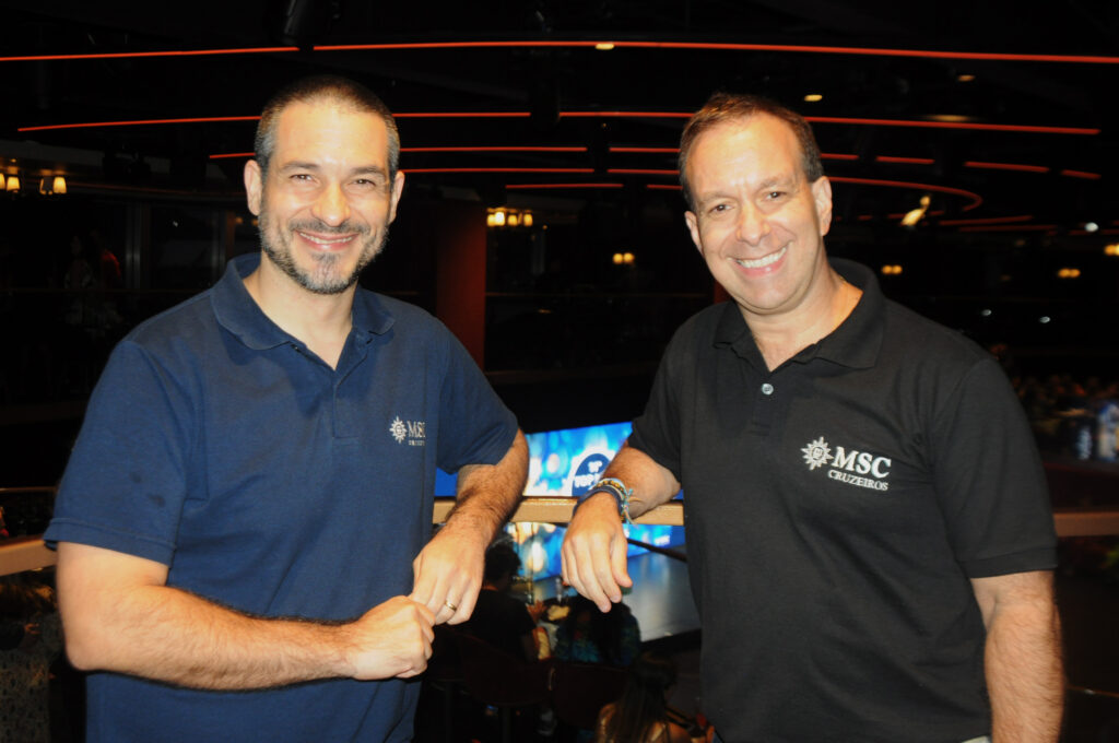 Ignacio Palacios, diretor de Vendas, e Adrian Ursilli, diretor geral da MSC no Brasil