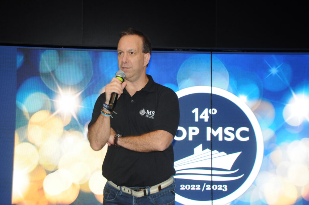 Adrian Ursilli, diretor geral da MSC no Brasil