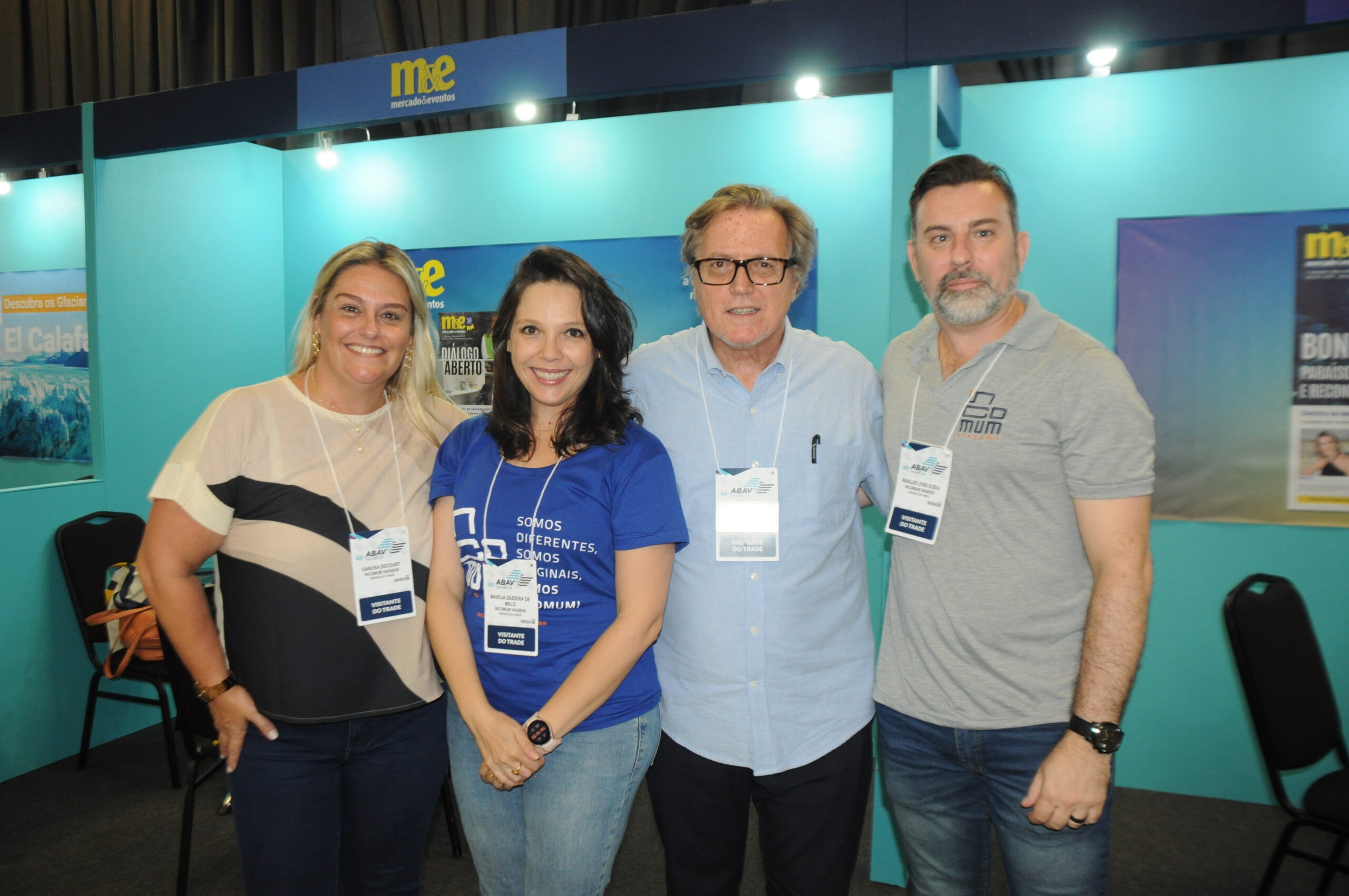 Danusa Decourt e Marília Melo, da Incomum, Mauricio Vianna, da NET Hospitality, e Nivaldo Egeia, da Incomum Danusa Decourt e Marília Melo, da Incomum, Mauricio Vianna, da NET Hospitality, e Nivaldo Egeia, da Incomum