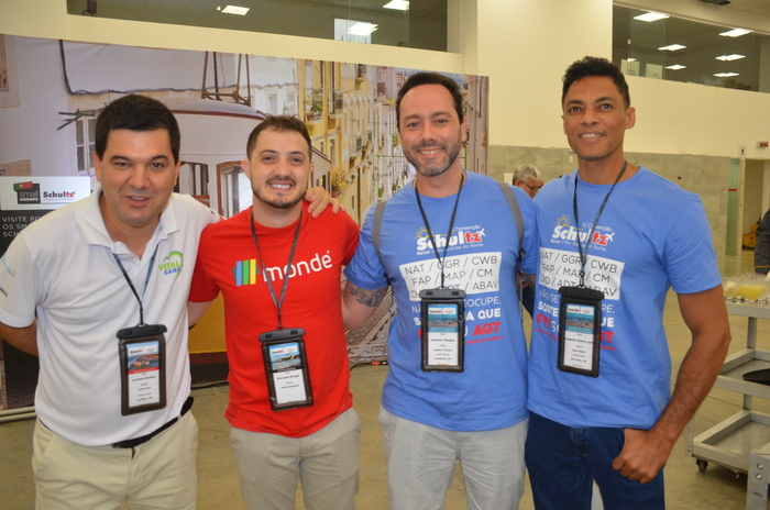 Luciano Bonfim, da Vital Card, Giovanni Brogin, da Monde, Gustavo Teixeira, da Carlbou e Diogenes Guerra Junior, da DGG Luciano Bonfim, da Vital Card, Giovanni Brogin, da Monde, Gustavo Teixeira, da Carlbou e Diogenes Guerra Junior, da DGG