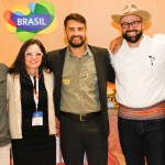 Daniel Rondon, da Bravo Brazil, Jaqueline Gil, da Embratur, Bruno Wendling, Mato Grosso do Sul, chefes Paulo Machado, e Moacir Sobral