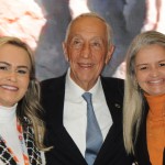 Daniela Carneiro, ministra do Turismo, Marcelo Rebelo, presidente de Portugal, Yrwana Guerra, secretária de Turismo do Ceará