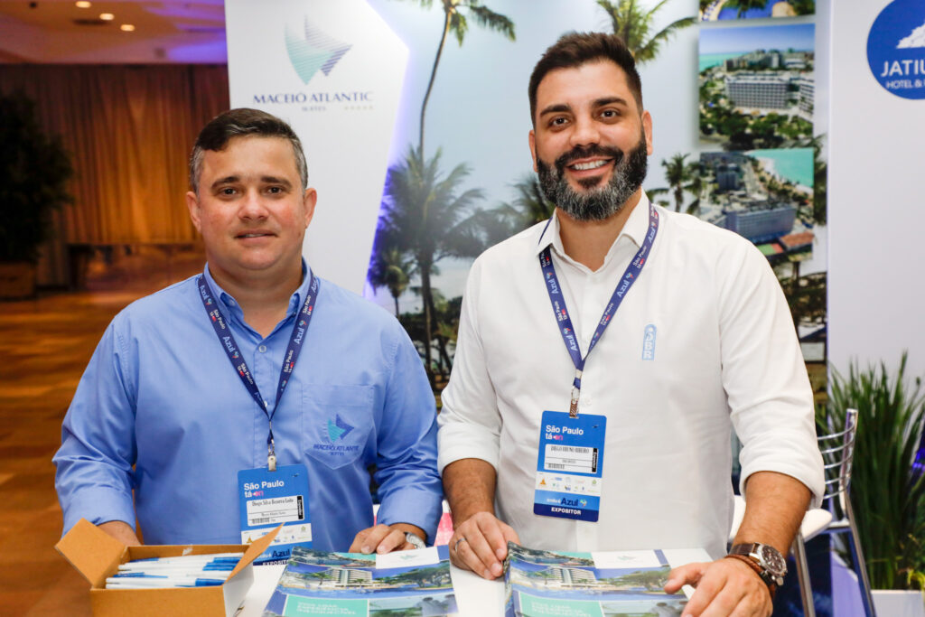 Diego Silva, do Maceió Atlantic Suítes, e Diego Bruno, da DBR Hotéis