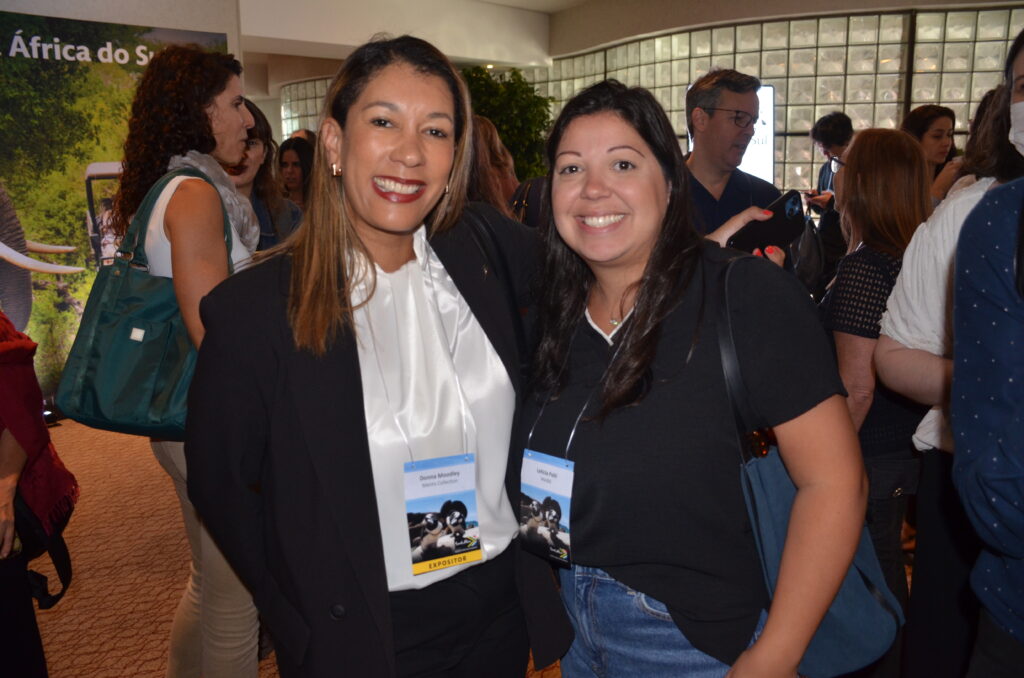 Donna Moodley, da Mantis Collection e Letícia Pohl, da We360