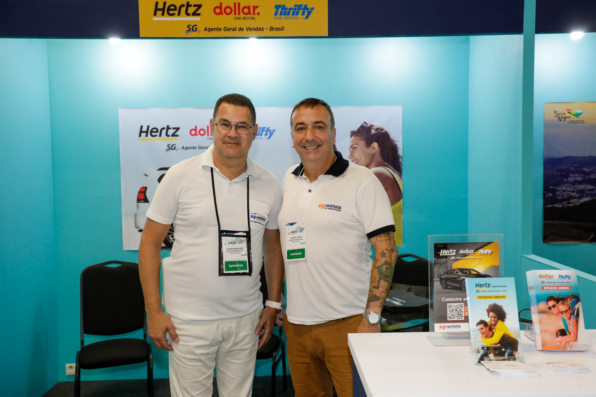 Eduardo Machado e Laerte Júnior, da Hertz Eduardo Machado e Laerte Júnior, da Hertz
