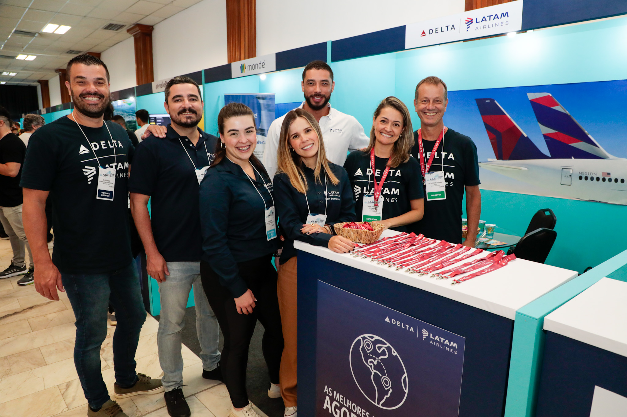Equipe da Delta e Latam Equipe da Delta e Latam
