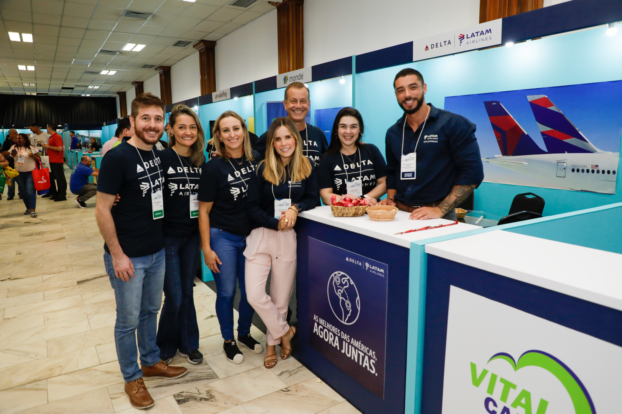 Equipe da Delta e Latam Equipe da Delta e Latam