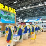 Estande do Brasil tomando forma na ITB 2023