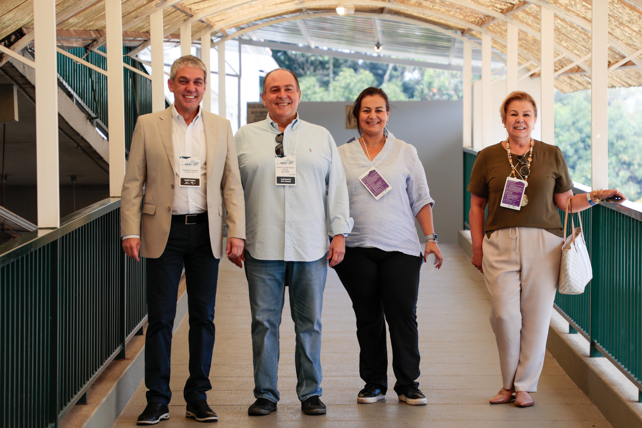 Fernando Santos, Abav-SP:Aviesp, Geraldo Rocha, e Iria Belli, da GR Turismo, e Gisa Ayoub, da Ayoub Viagens e Turismo Fernando Santos, Abav-SP:Aviesp, Geraldo Rocha, e Iria Belli, da GR Turismo, e Gisa Ayoub, da Ayoub Viagens e Turismo