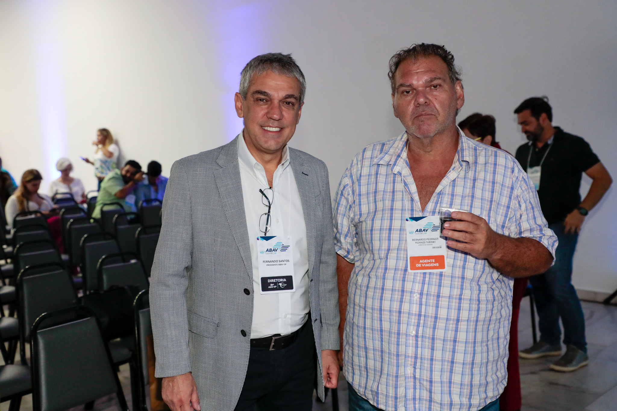 Fernando Santos, e Bernardo Pedrazzi, da Pedrazzi Turismo Fernando Santos, e Bernardo Pedrazzi, da Pedrazzi Turismo