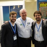 Gustavo Mendes e Marcelo Dantas, da Localiza, com Roy Taylor, do M&E