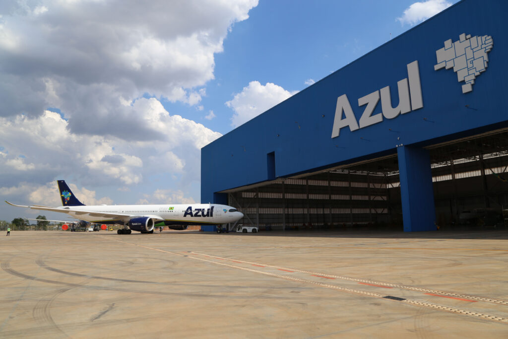 HANGAR AZUL VCP HG6 Hangar da Azul completa três anos com quase 1,4 mil checks de aeronaves