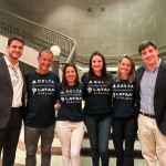 Humberto Oliveira, da Accor, Ricardo Oliveira, Bianca Schimpl, Bianca Ferreira, Tania Nadolny, da Latam e Rodrigo Sienra, da CVC Corp