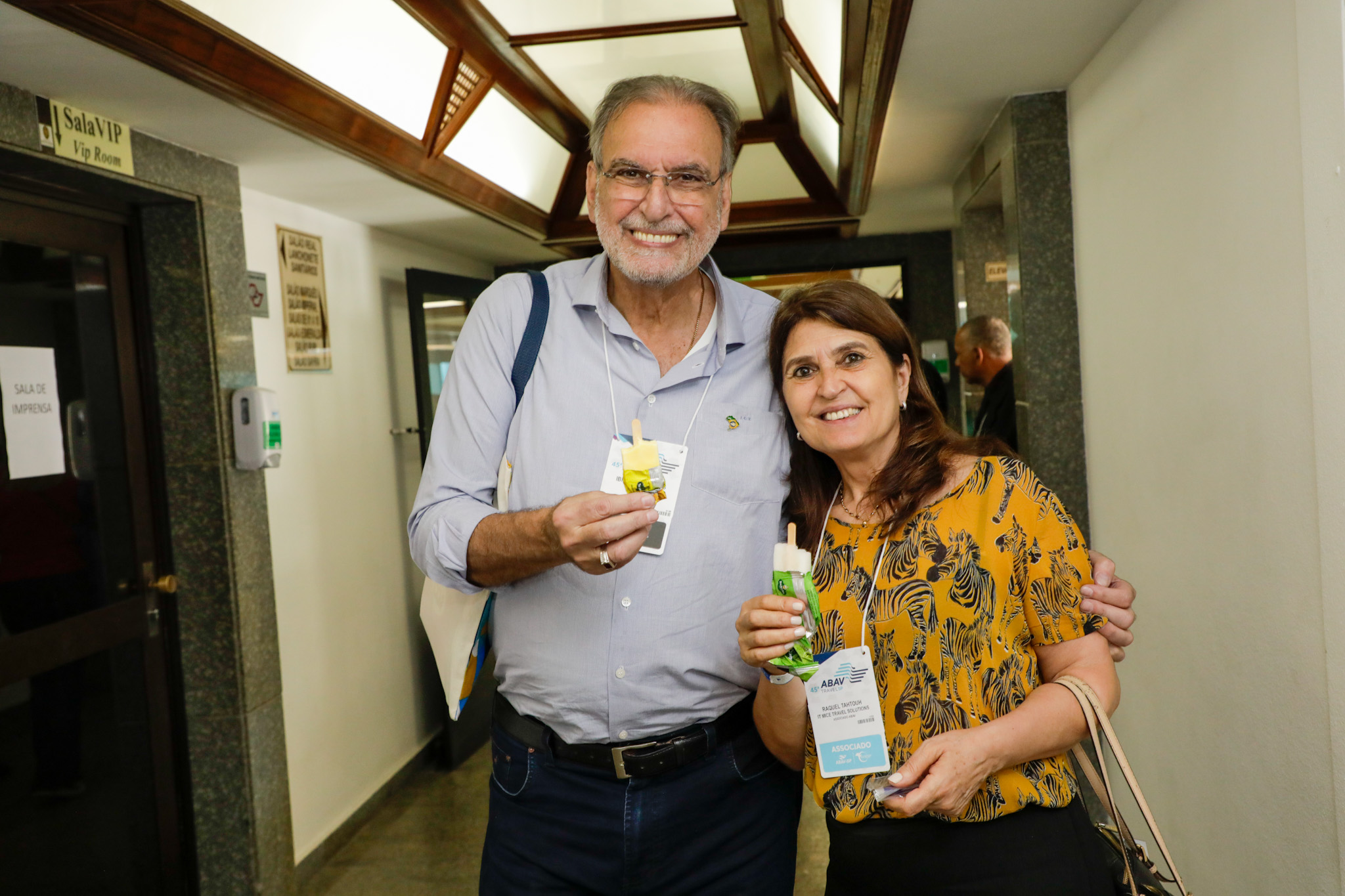 Ibrahim, e Raquel Tahtouh, da IT Mice Travel Solutions Ibrahim, e Raquel Tahtouh, da IT Mice Travel Solutions