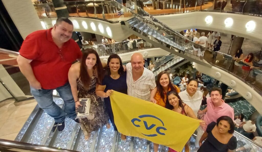 CVC embarca famtour no MSC Preziosa CVC embarca famtour no MSC Preziosa