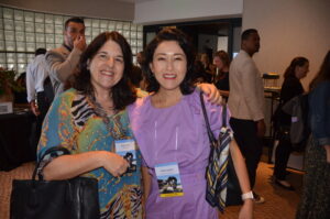 Jacque Dallal, da Be Happy e Mayra Iguchi, da Sabi Sabi Private Game Reserve