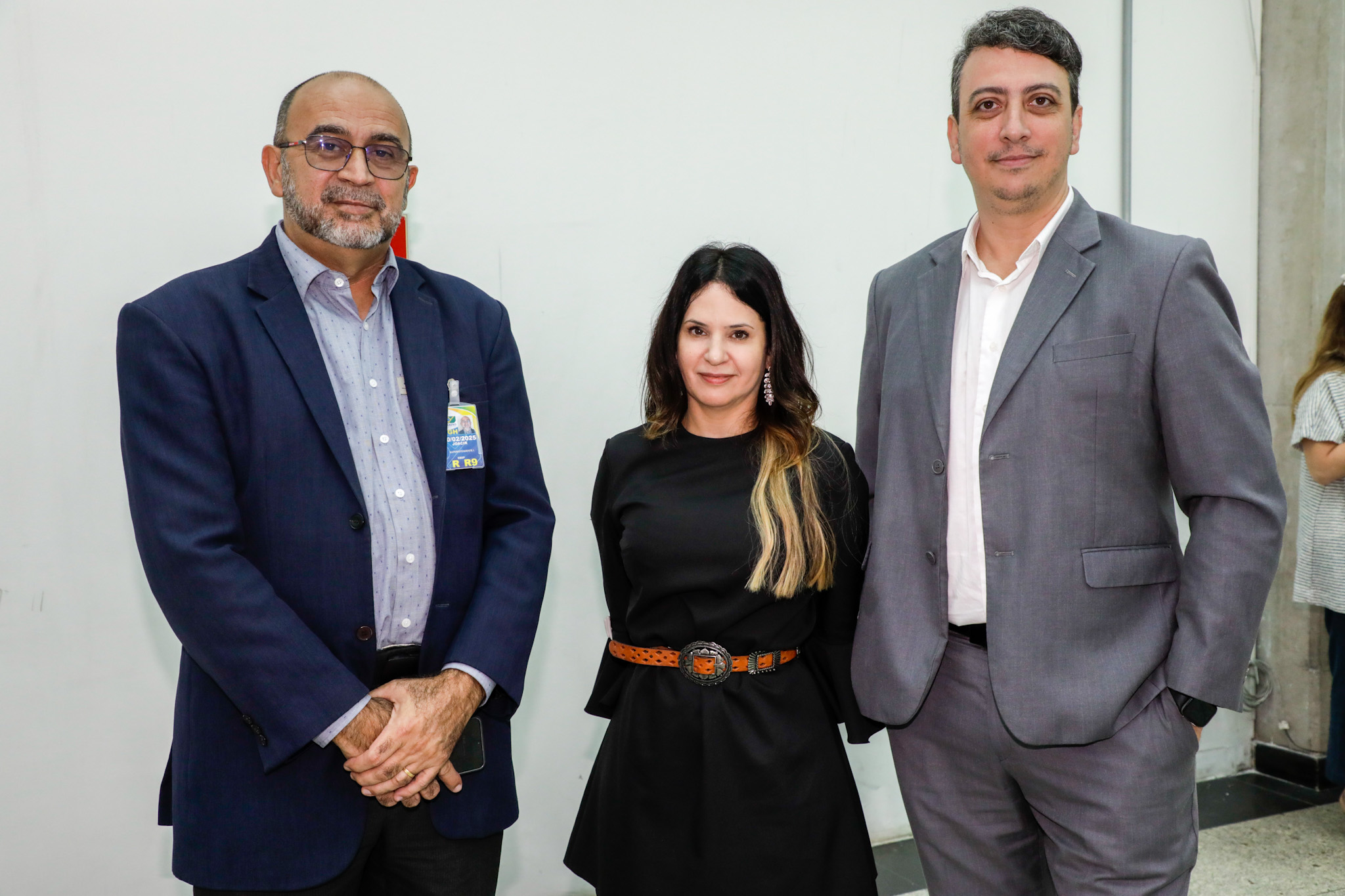 Joacir Araújo do Santos, superintendente da Infraero Congonhas, Rute Woitechen, e Rodrigo Paixão Barbosa, da Infraero Joacir Araújo do Santos, superintendente da Infraero Congonhas, Rute Woitechen, e Rodrigo Paixão Barbosa, da Infraero