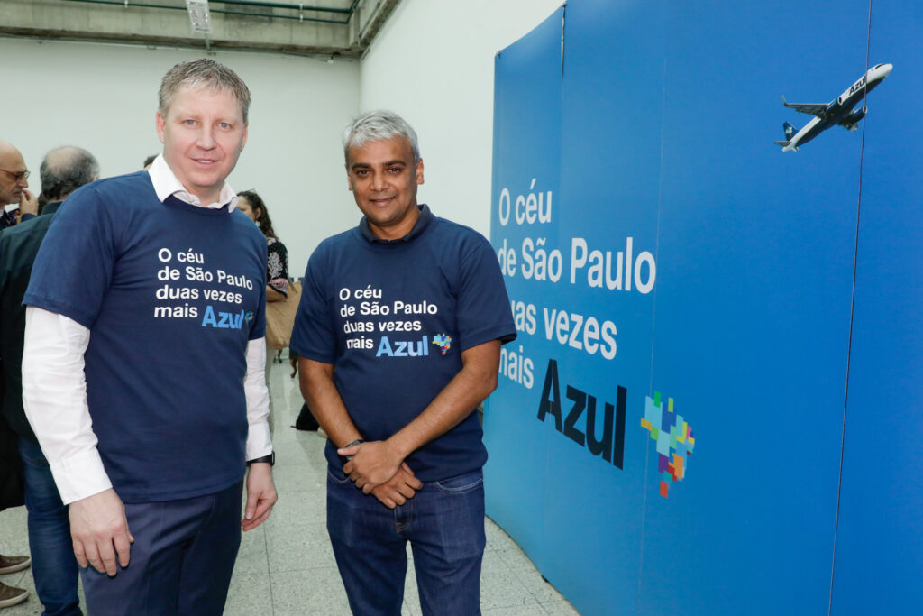 John Rodgerson e Abhi Shah, da Azul