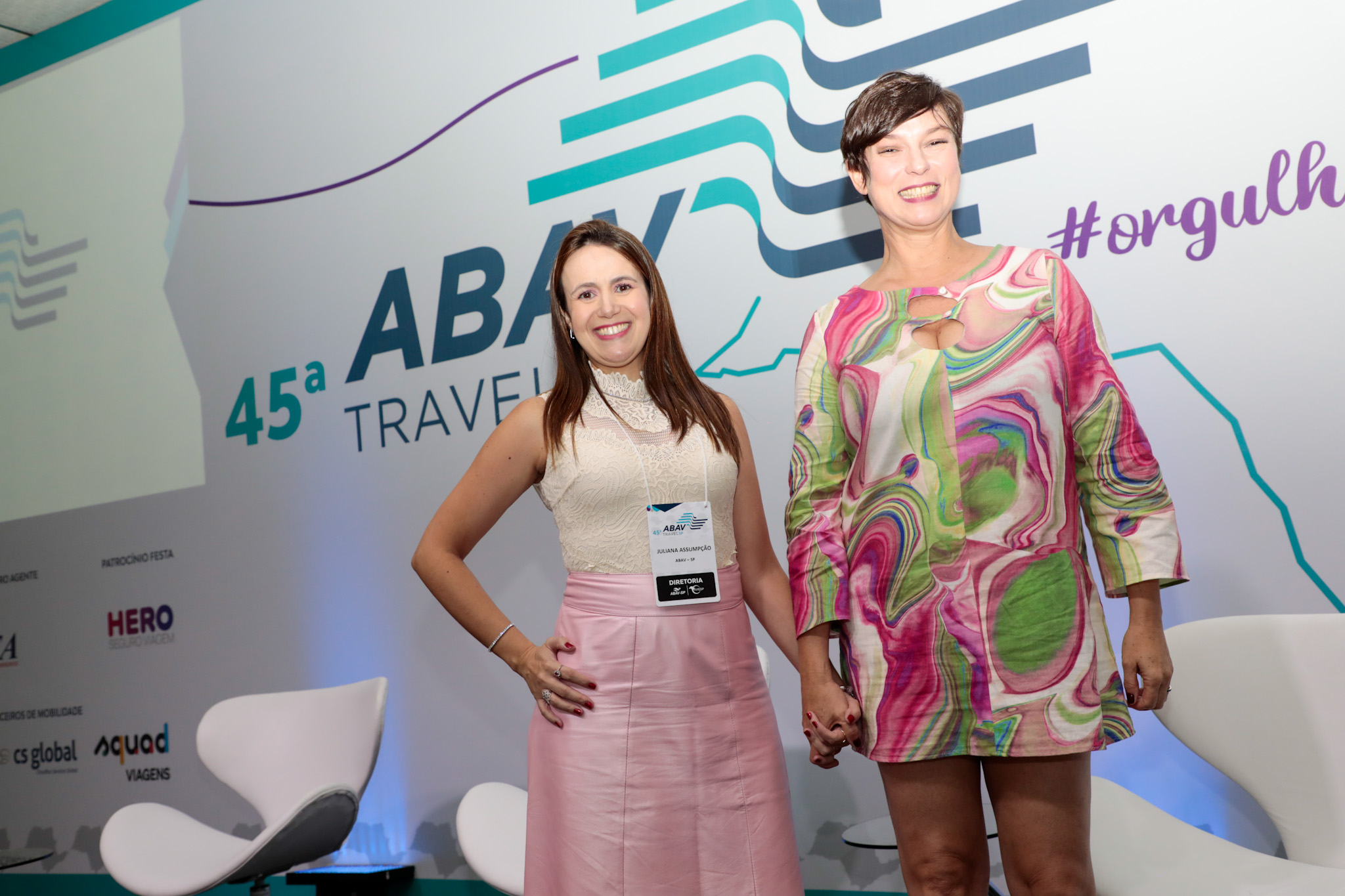 Juliana Assumpção, da Abav-SP | Aviesp, e Maria Paula Juliana Assumpção, da Abav-SP | Aviesp, e Maria Paula