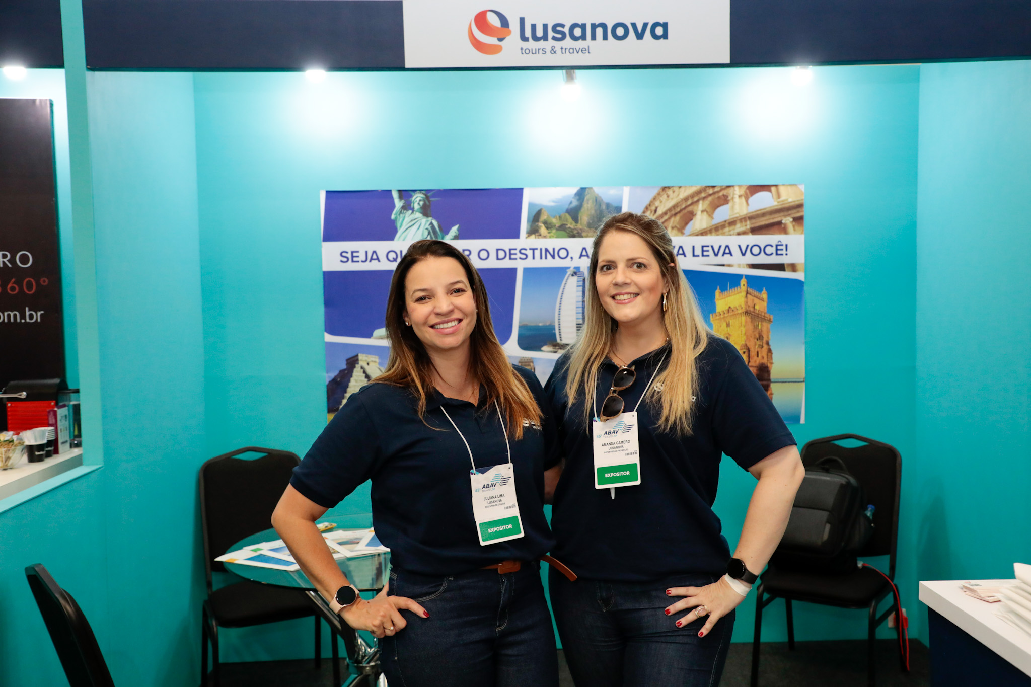 Juliana Lima e Amanda Gamero, da Lusanova Juliana Lima e Amanda Gamero, da Lusanova