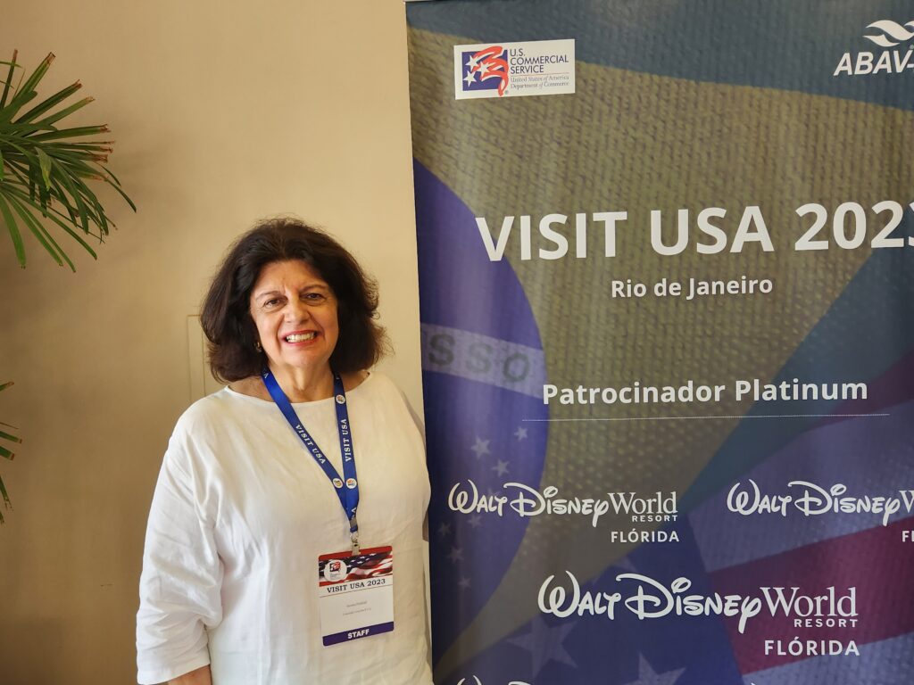 Jussara Haddad, responsável pelo Turismo norte-americano no Brasil pela Embaixada dos EUA