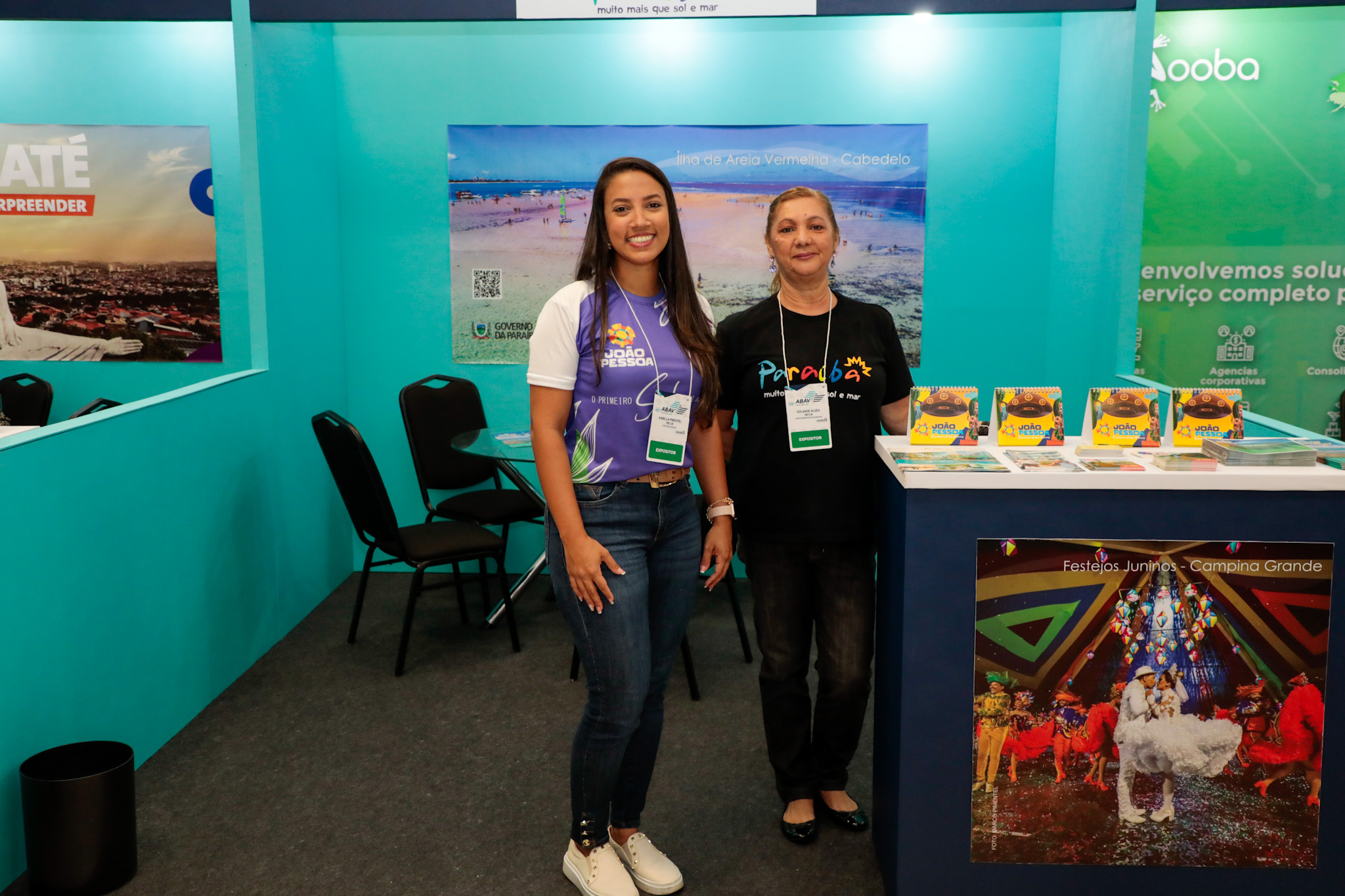 Kamila Pimentel e Solange Alves, da PBTUR Kamila Pimentel e Solange Alves, da PBTUR