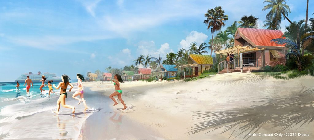 Lighthouse Point Cabanas 1 Disney Cruise Line inaugura nova ilha privativa nas Bahamas em 2024